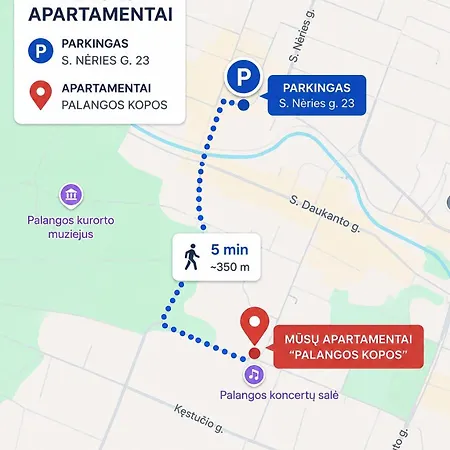 Apartamentai-studija Palangos Kopos